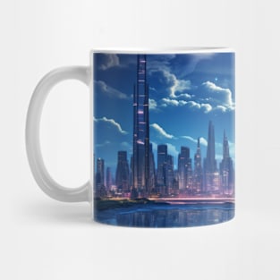 Cityscape Futuristic Modern Landscape Mug